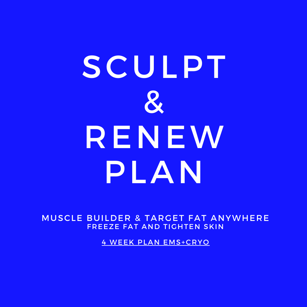 Sculpt & Renew EMS+Cryo 4 Week Plan